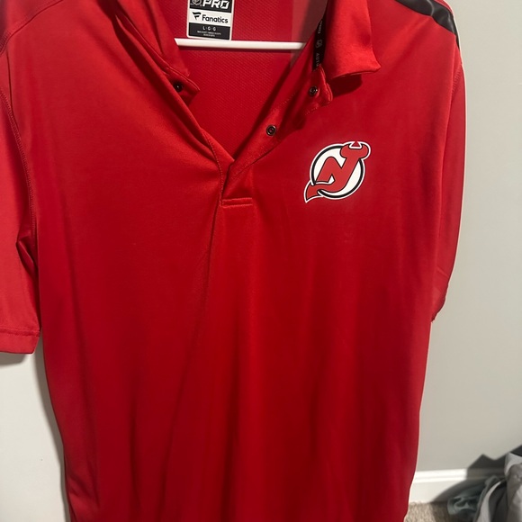 Fanatics Authentic Pro Red Polo - Picture 1 of 6
